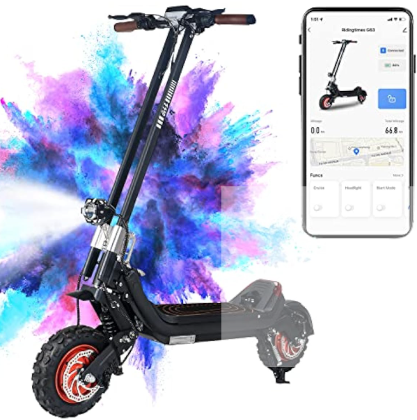 Електрическа тротинетка RidingTimes G63, два мотора 2*1200W