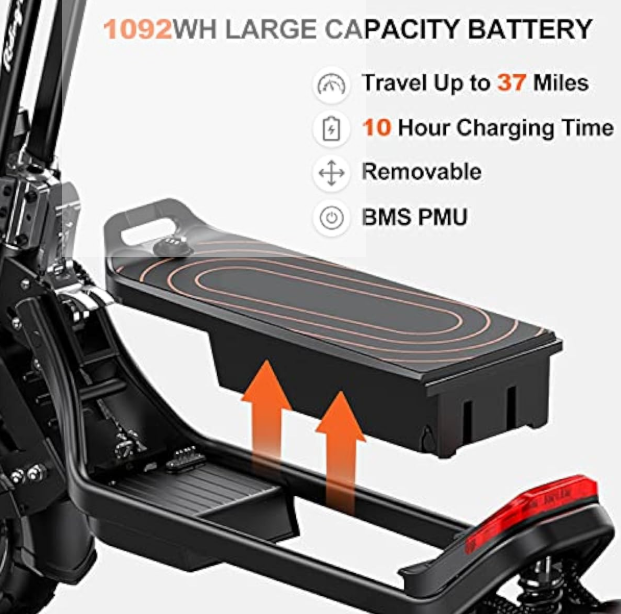 Електрическа тротинетка RidingTimes G63, два мотора 2*1200W